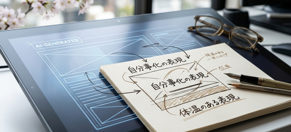 「目を引く」の先にあるもの。AI時代にこそ問われる、プロの「編集力」。