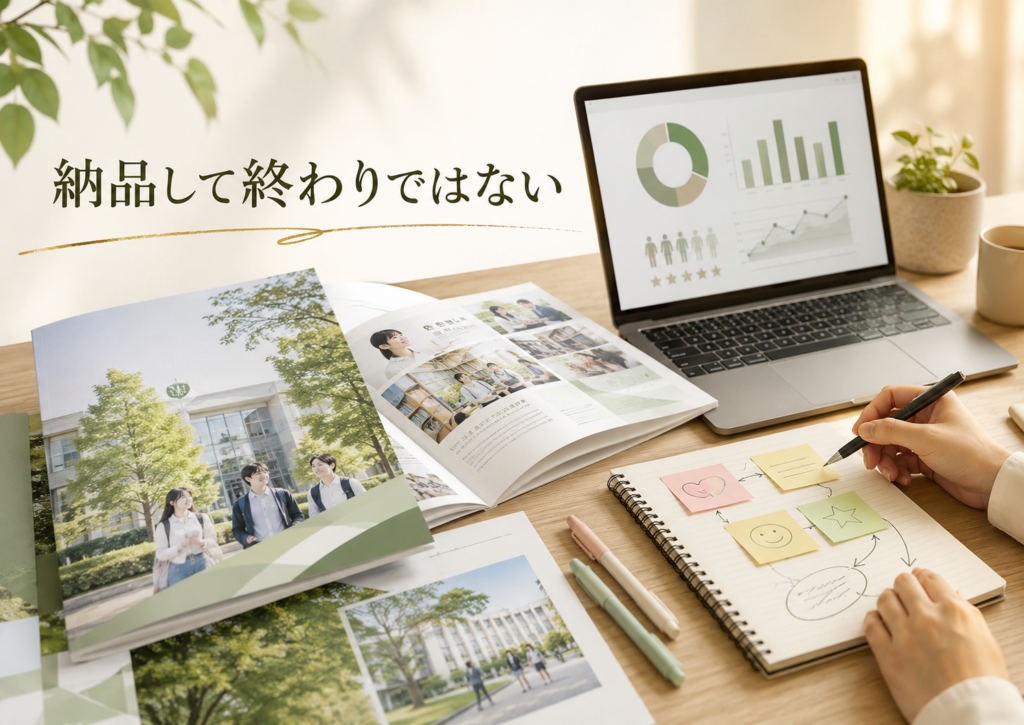 制作物は納品して終わりではない。次に活かすために大切にしていること